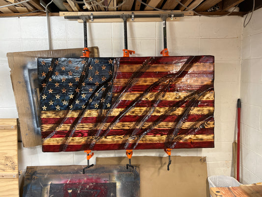 US Wavy Flag, 3’x5’