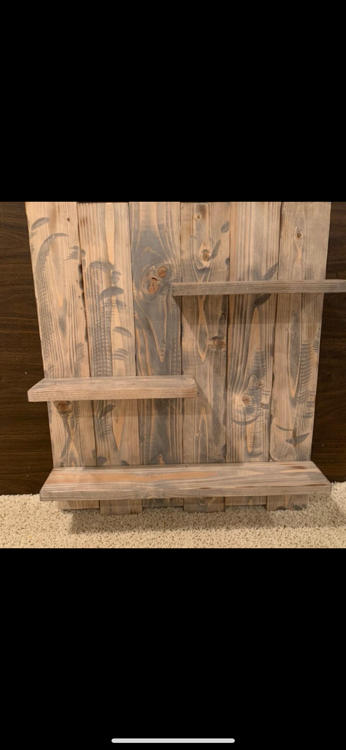 Wooden 3 Tier Shelf