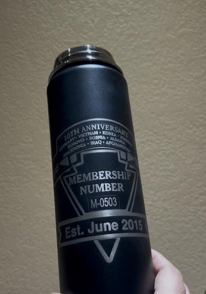24oz Stainless Steel Sport Water Bottle, Customized for your needs, Vacuum Insulated