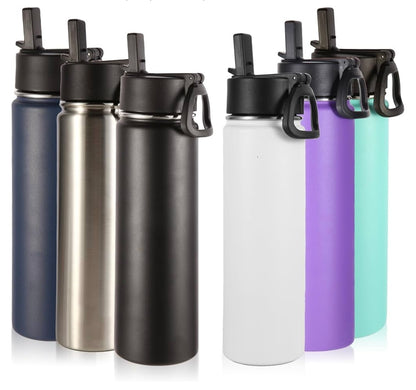 24oz Stainless Steel Sport Water Bottle, Customized for your needs, Vacuum Insulated