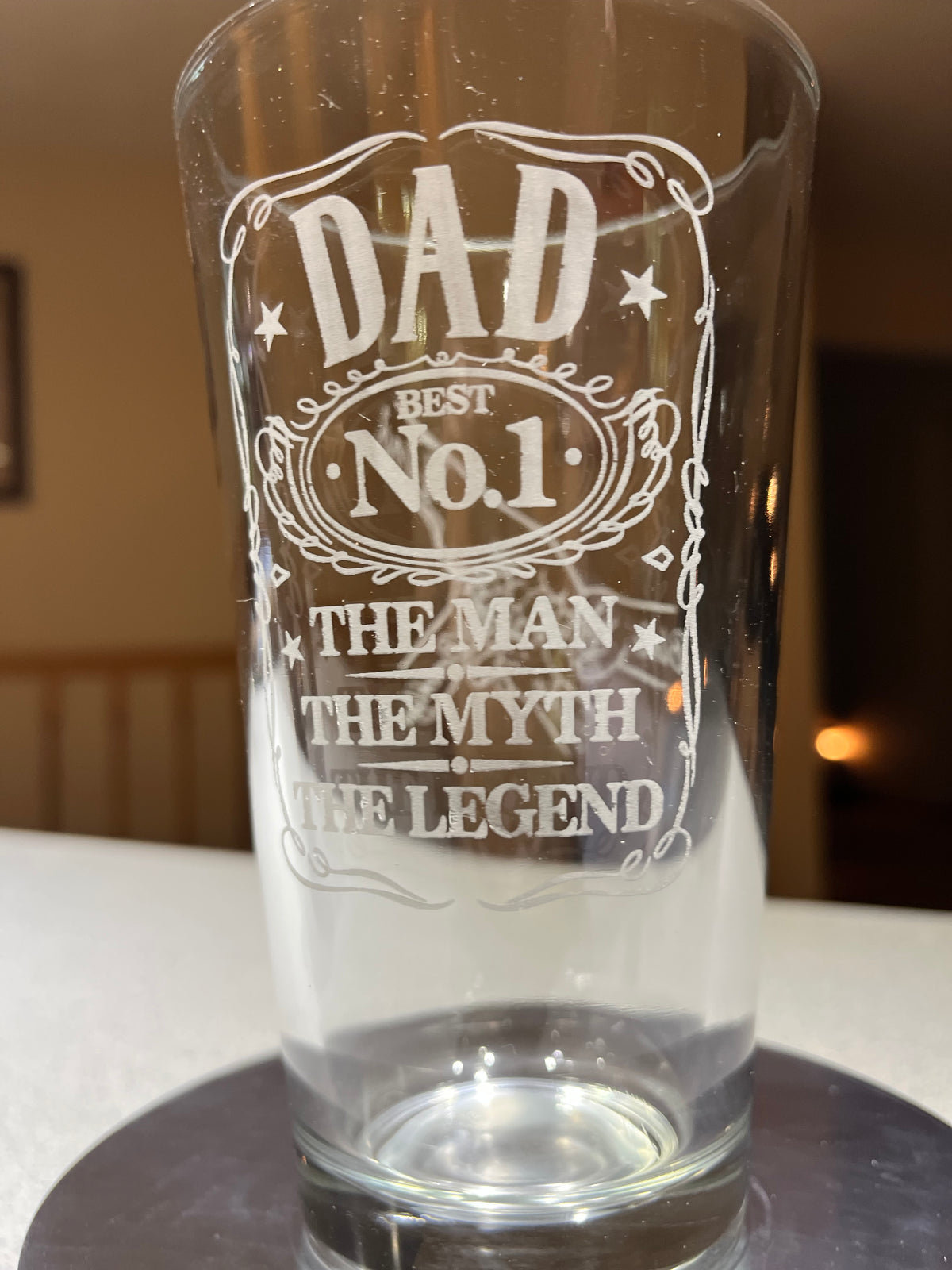 Personalized engraved pint glasses, Customize with your logo, Personalize for any occasion