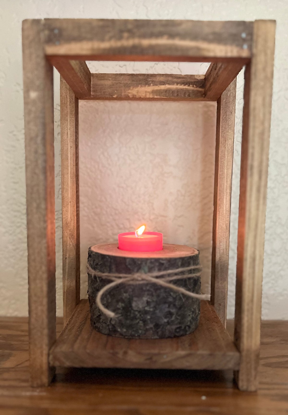 Wooden Candle Holders